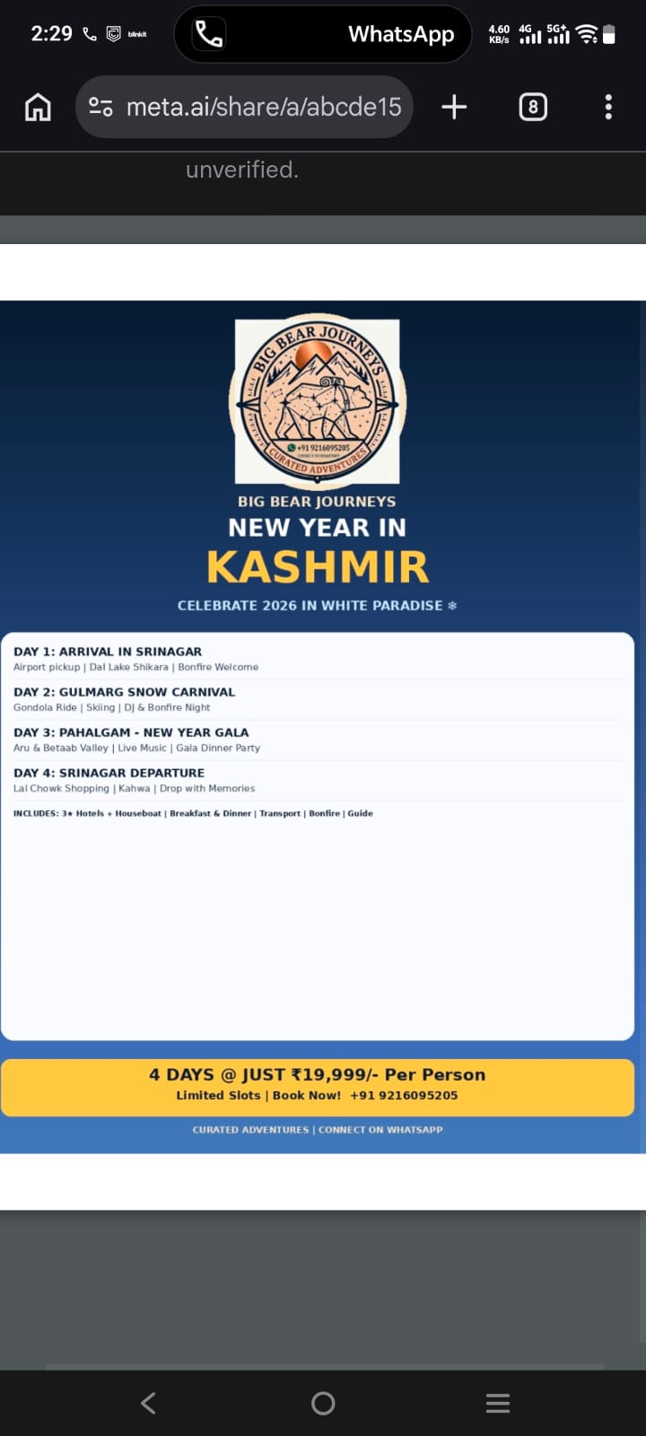 Kashmir Snow Escape 2026 – New Year Special! photo 5